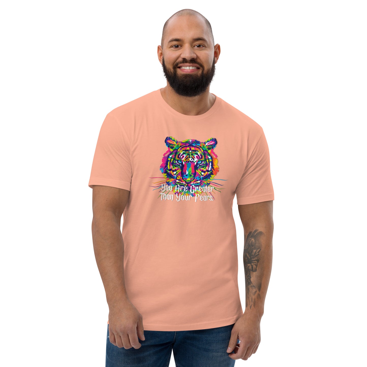 Tiger Men's Fitted Short Sleeve T-shirt