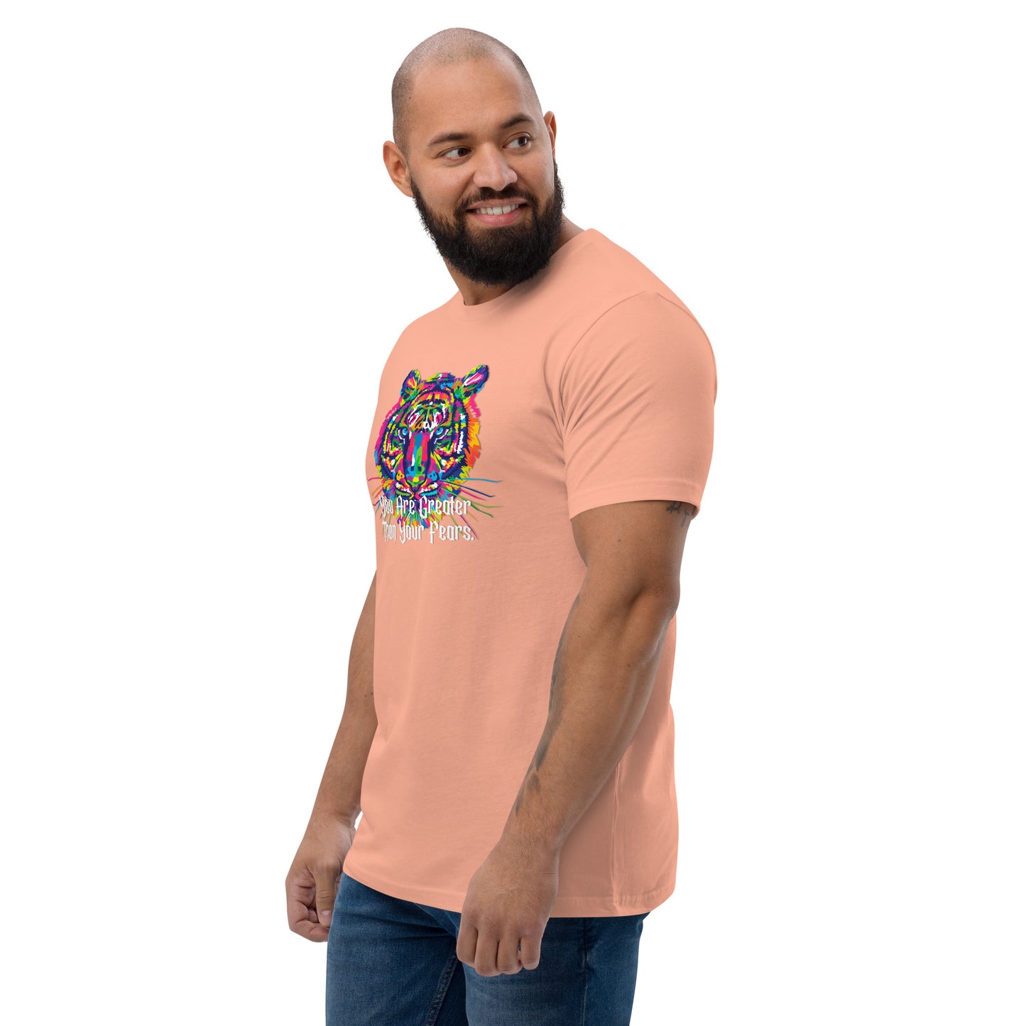 Tiger Men's Fitted Short Sleeve T-shirt