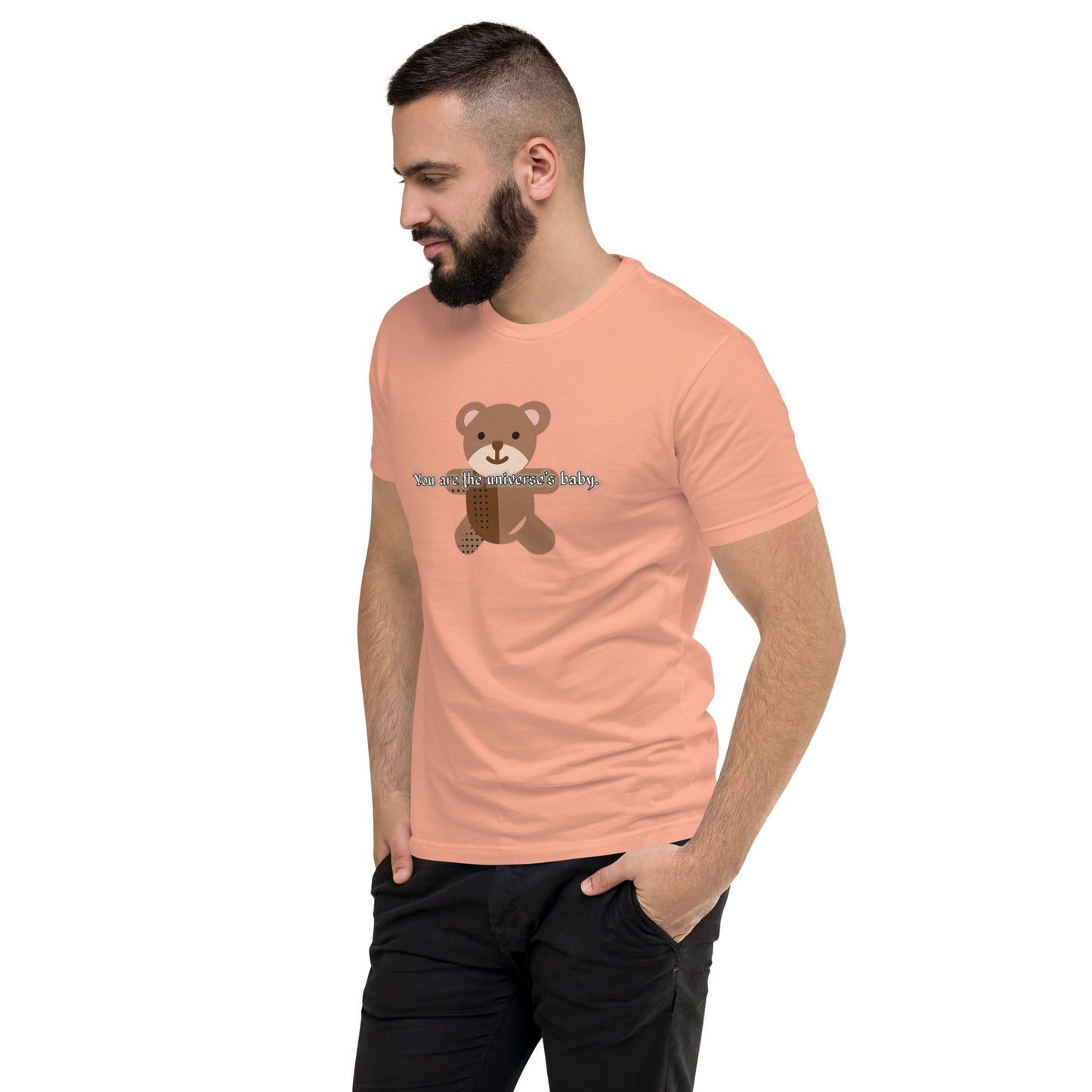 Teddy Men's Fitted Short Sleeve T-shirt