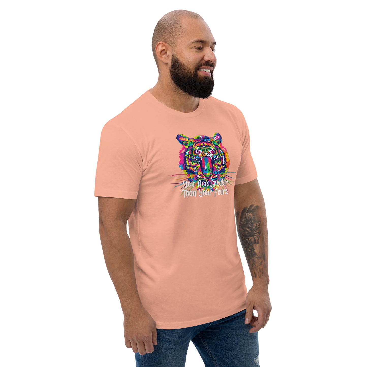 Tiger Men's Fitted Short Sleeve T-shirt