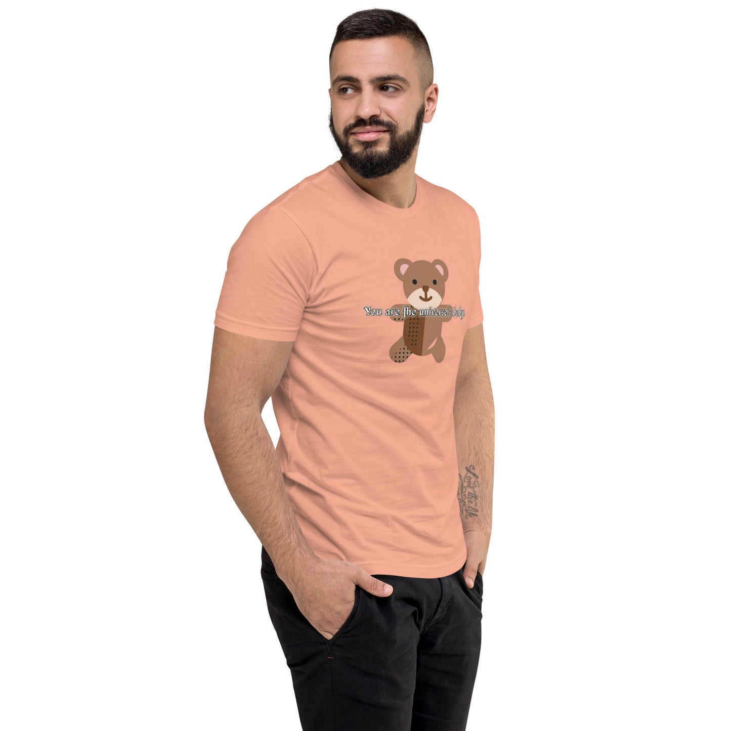 Teddy Men's Fitted Short Sleeve T-shirt