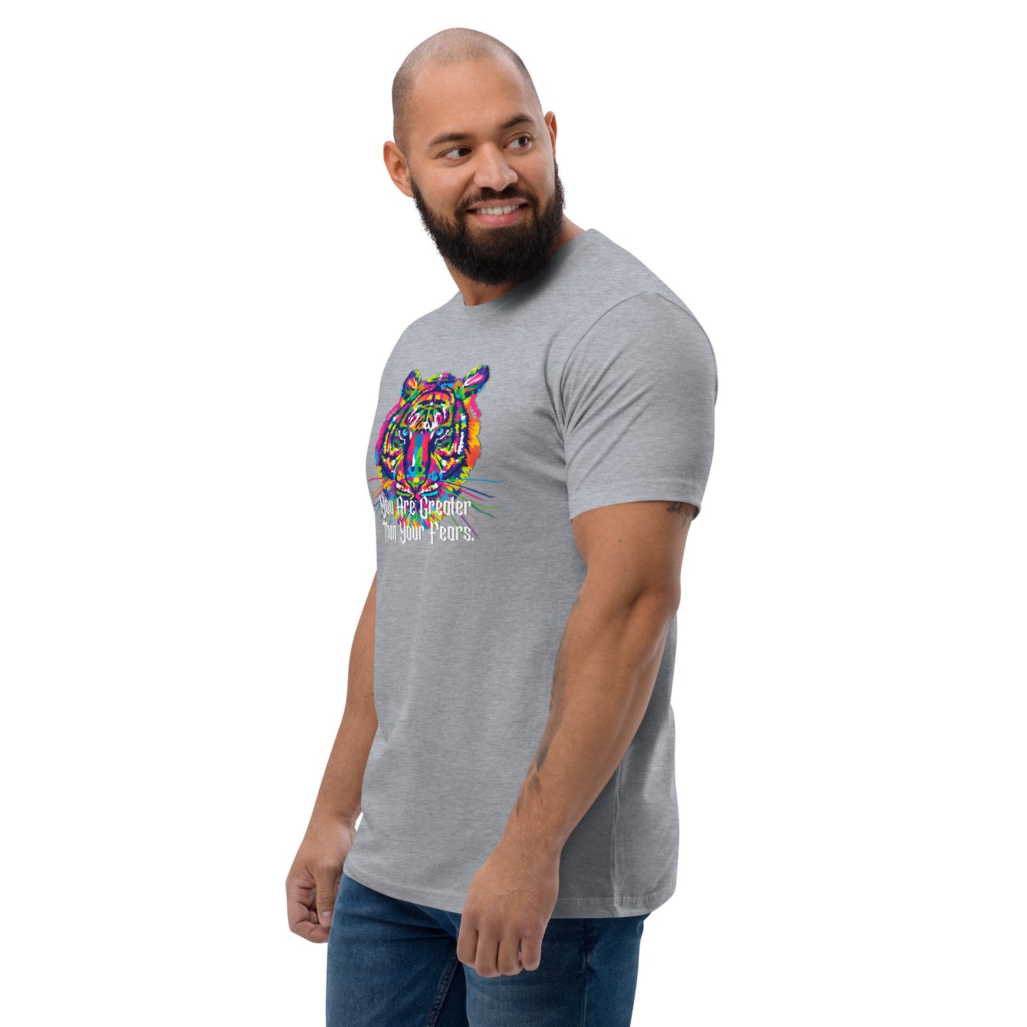 Tiger Men's Fitted Short Sleeve T-shirt
