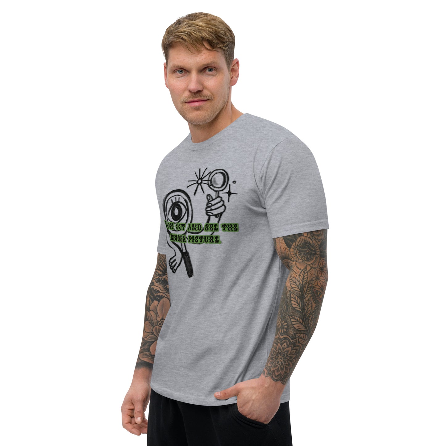 Different Lens Men's Fitted Short Sleeve T-shirt
