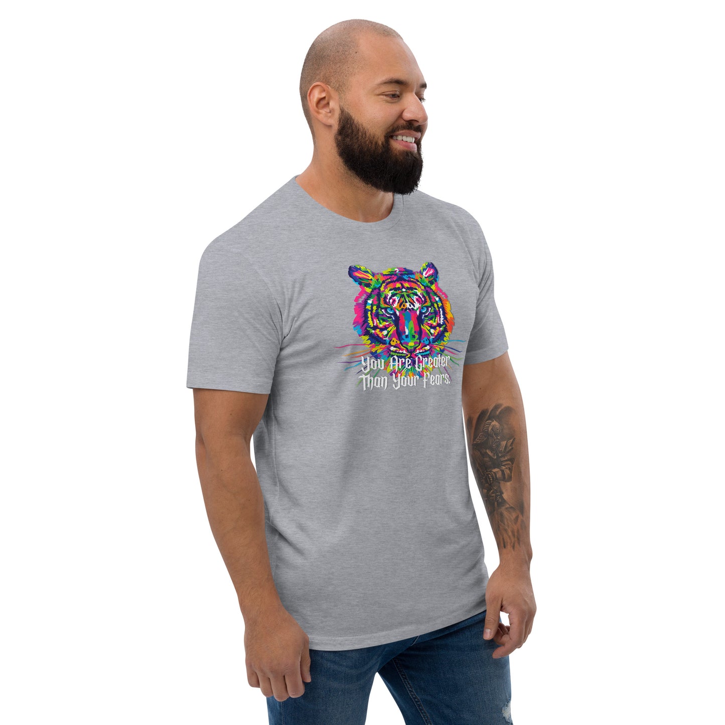 Tiger Men's Fitted Short Sleeve T-shirt