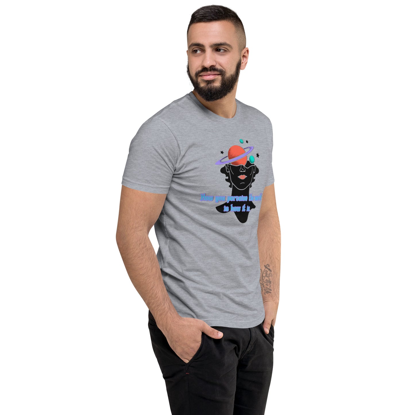 How It Is Men's Fitted Short Sleeve T-shirt