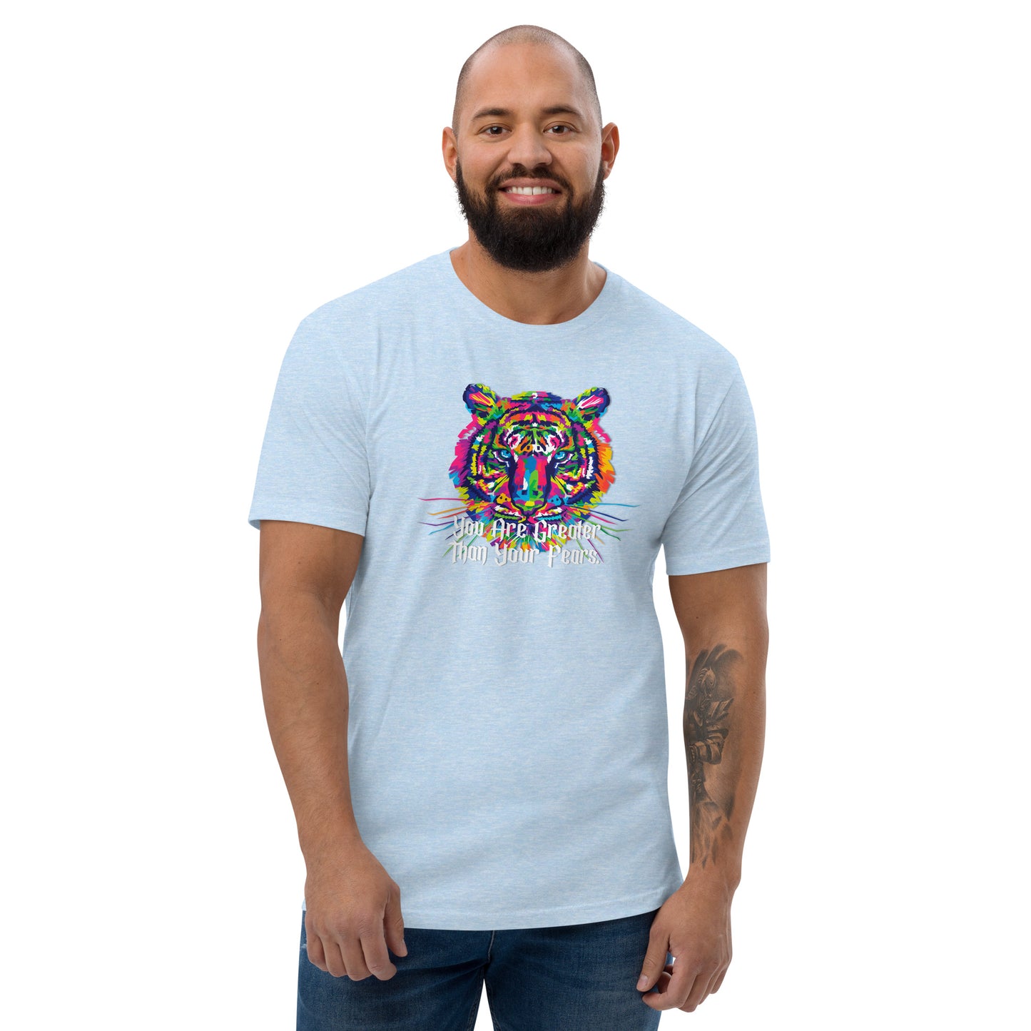 Tiger Men's Fitted Short Sleeve T-shirt