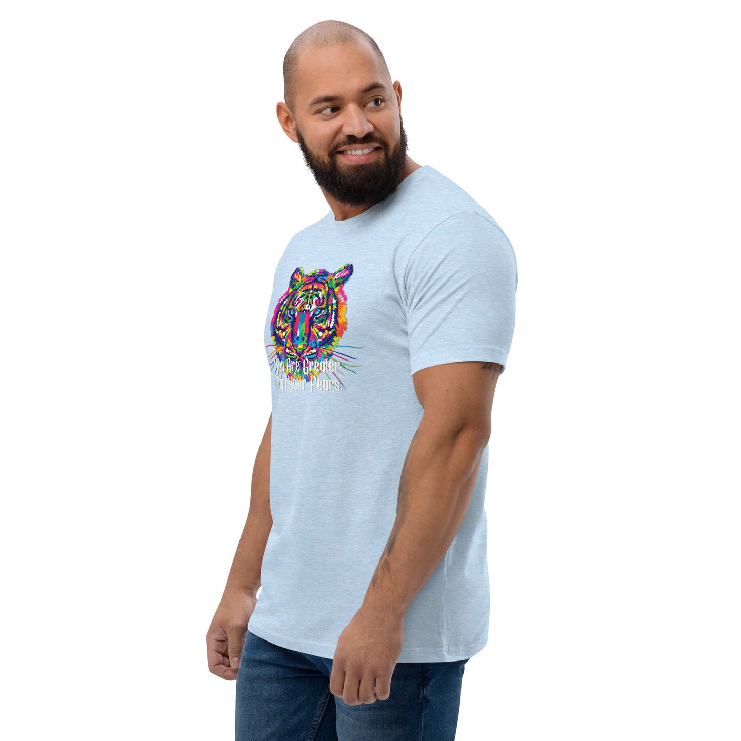 Tiger Men's Fitted Short Sleeve T-shirt