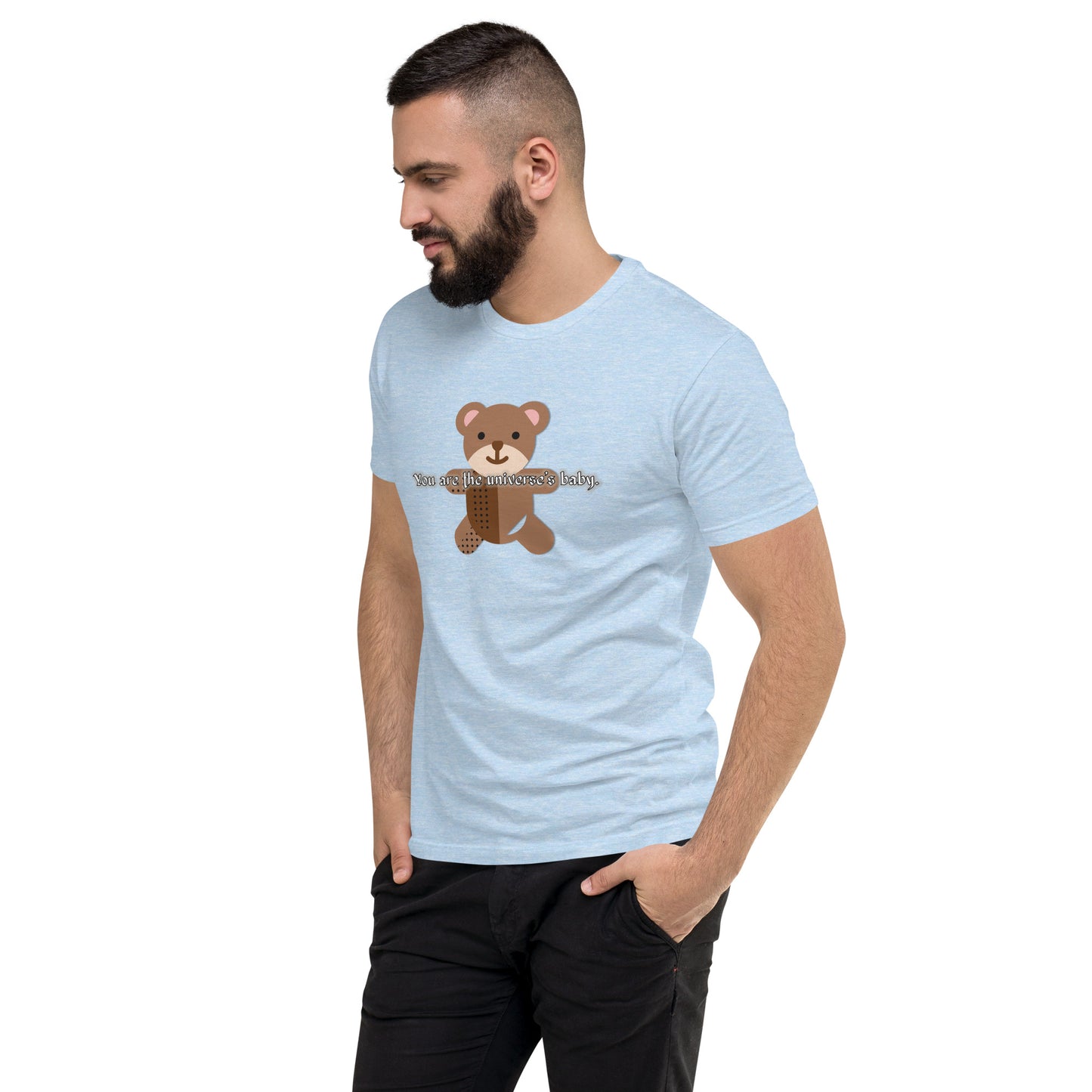 Teddy Men's Fitted Short Sleeve T-shirt
