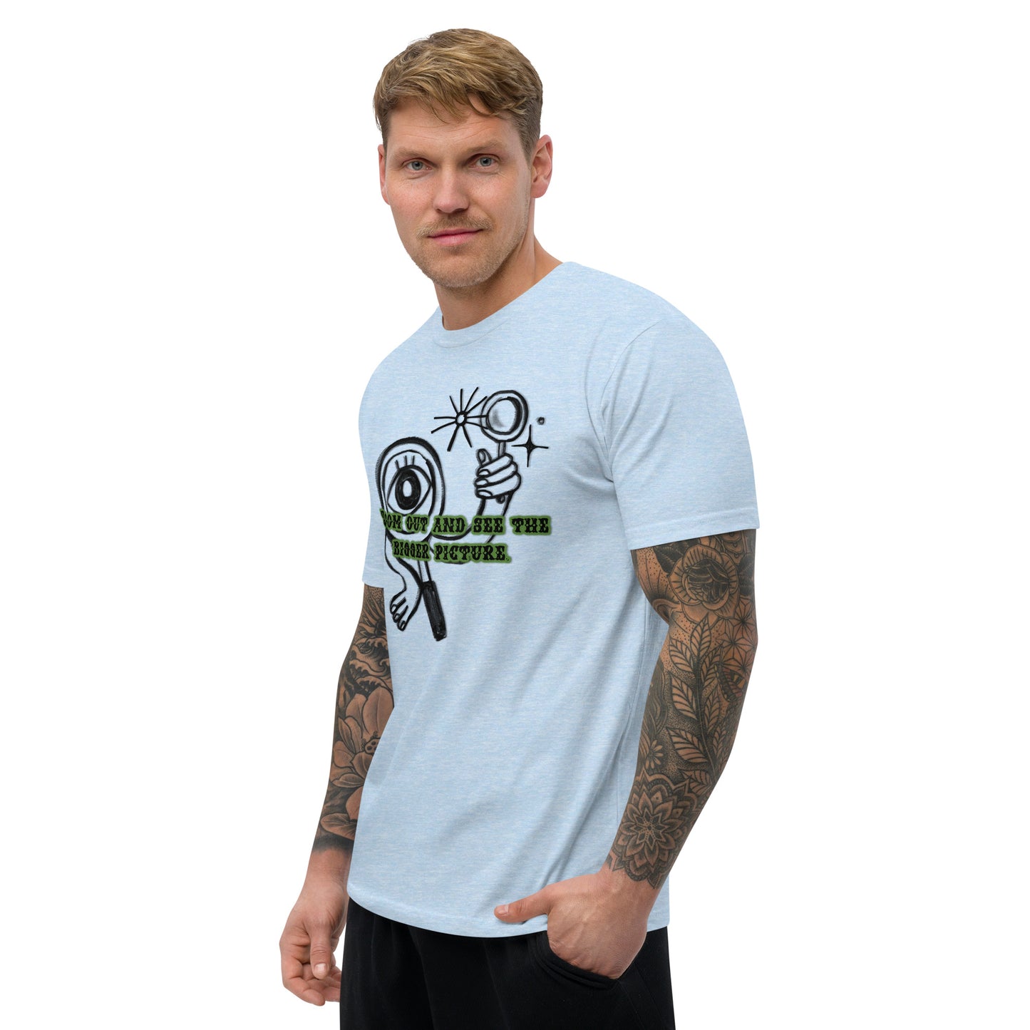 Different Lens Men's Fitted Short Sleeve T-shirt
