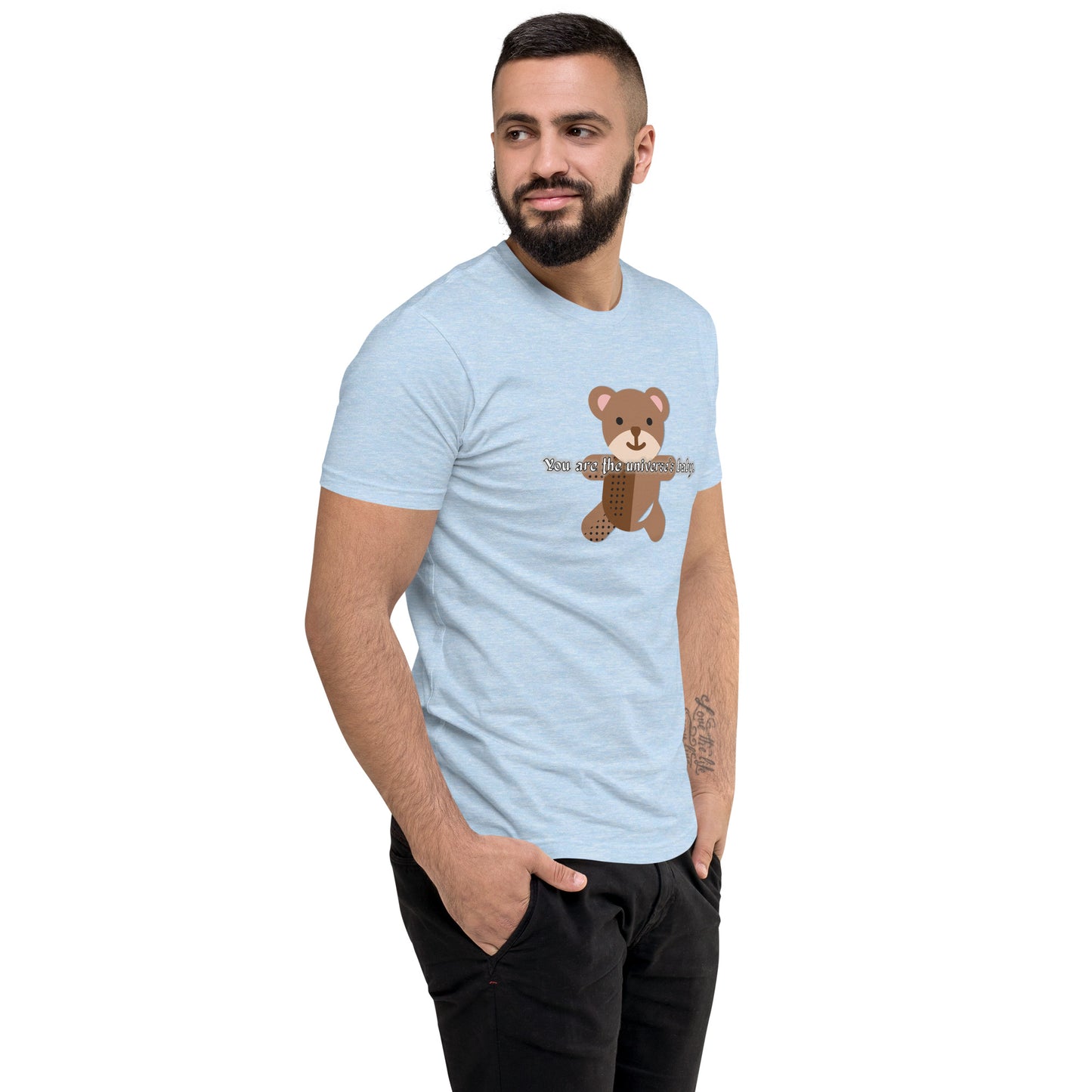 Teddy Men's Fitted Short Sleeve T-shirt
