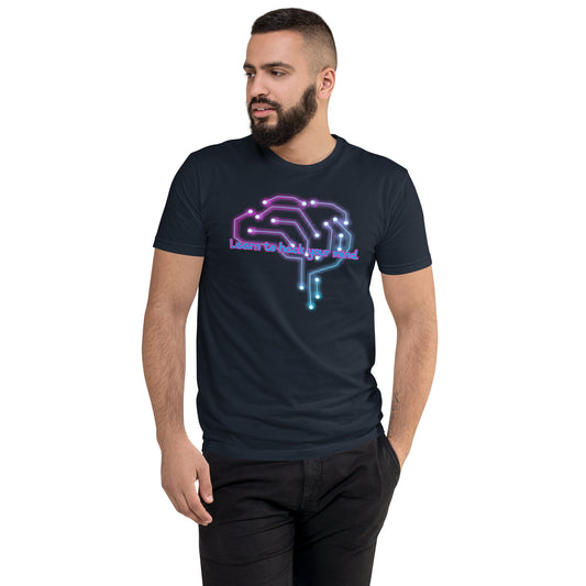 Brain Waves Men's Fitted Short Sleeve T-shirt