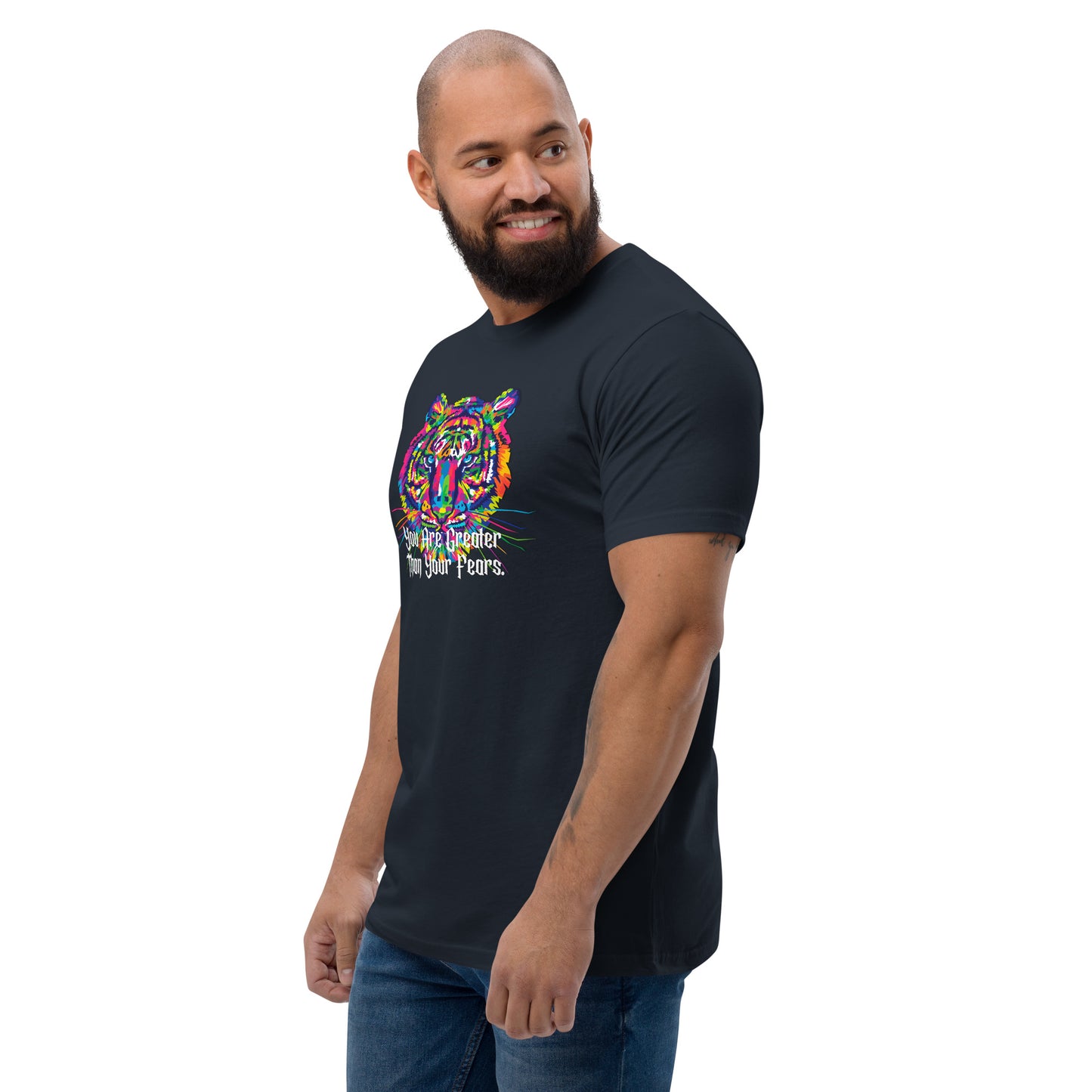 Tiger Men's Fitted Short Sleeve T-shirt