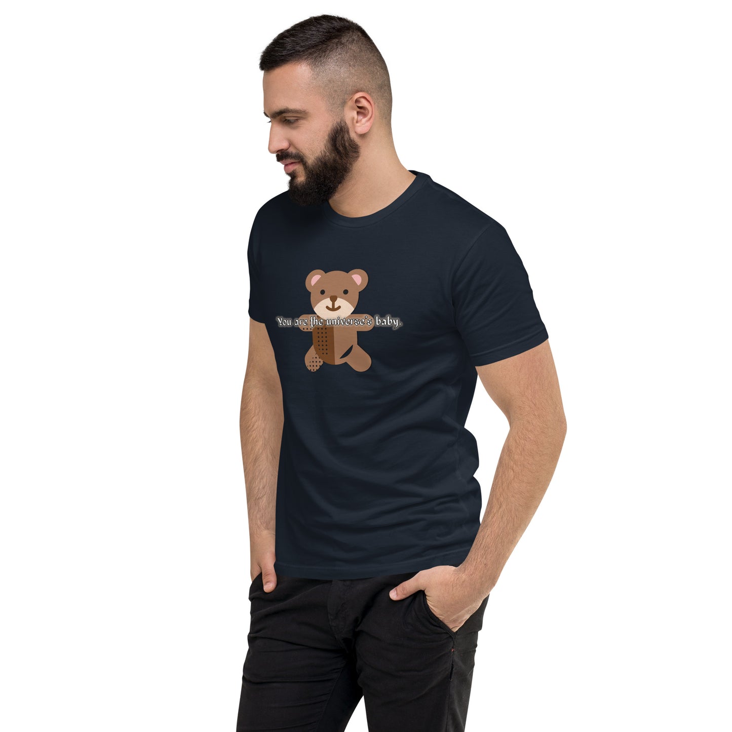 Teddy Men's Fitted Short Sleeve T-shirt