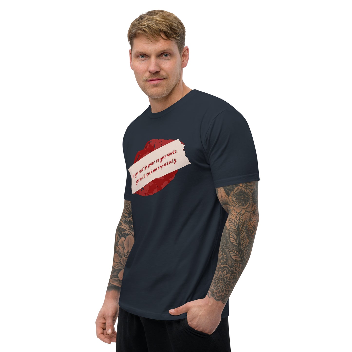 Preciseness Men's Fitted Short Sleeve T-shirt