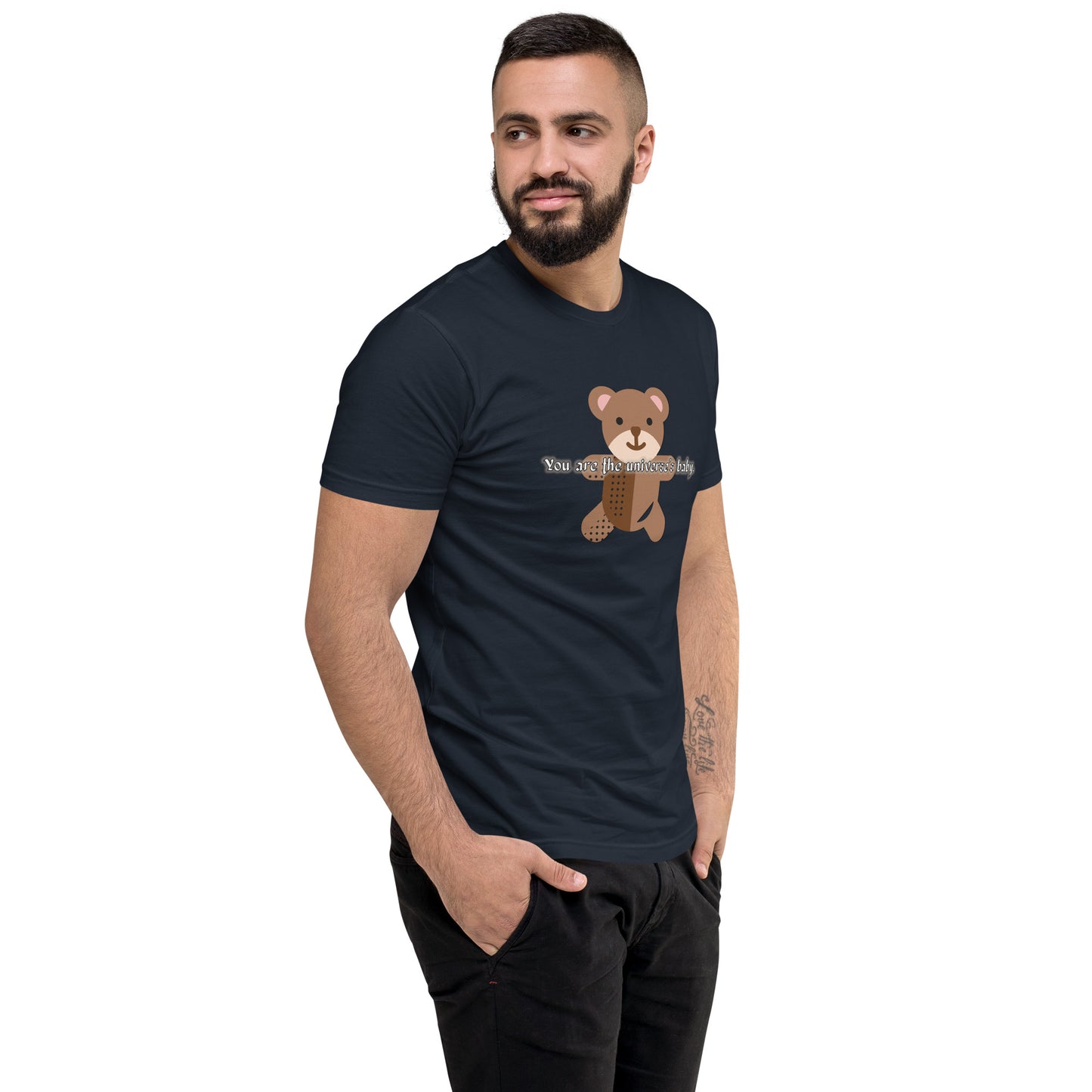 Teddy Men's Fitted Short Sleeve T-shirt