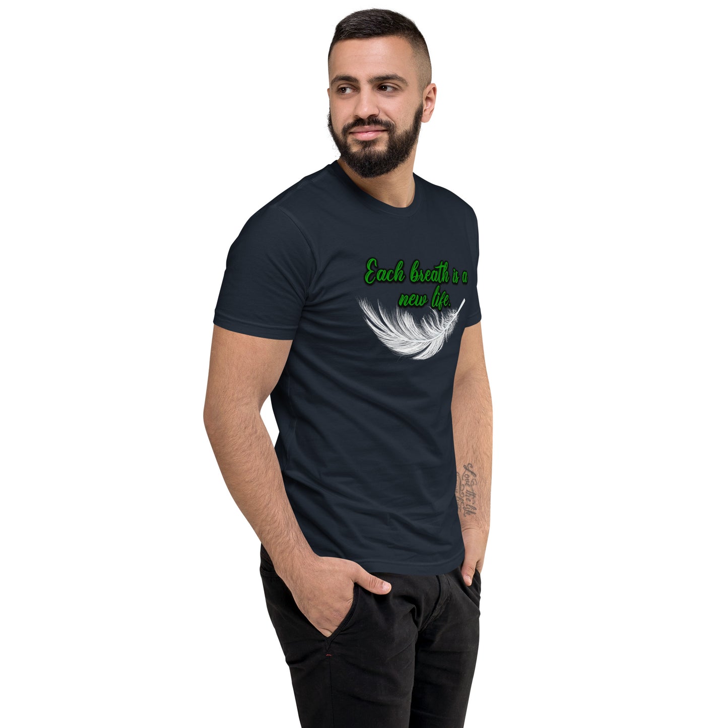 New Life #1 Men's Fitted Short Sleeve T-shirt