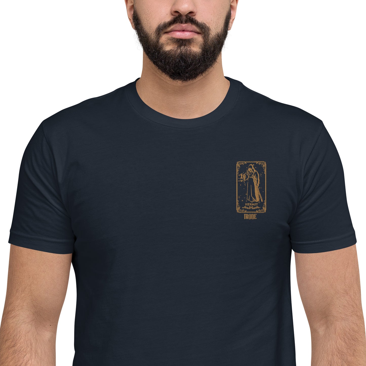 Hermit (Gold) Men's Fitted Short Sleeve T-shirt