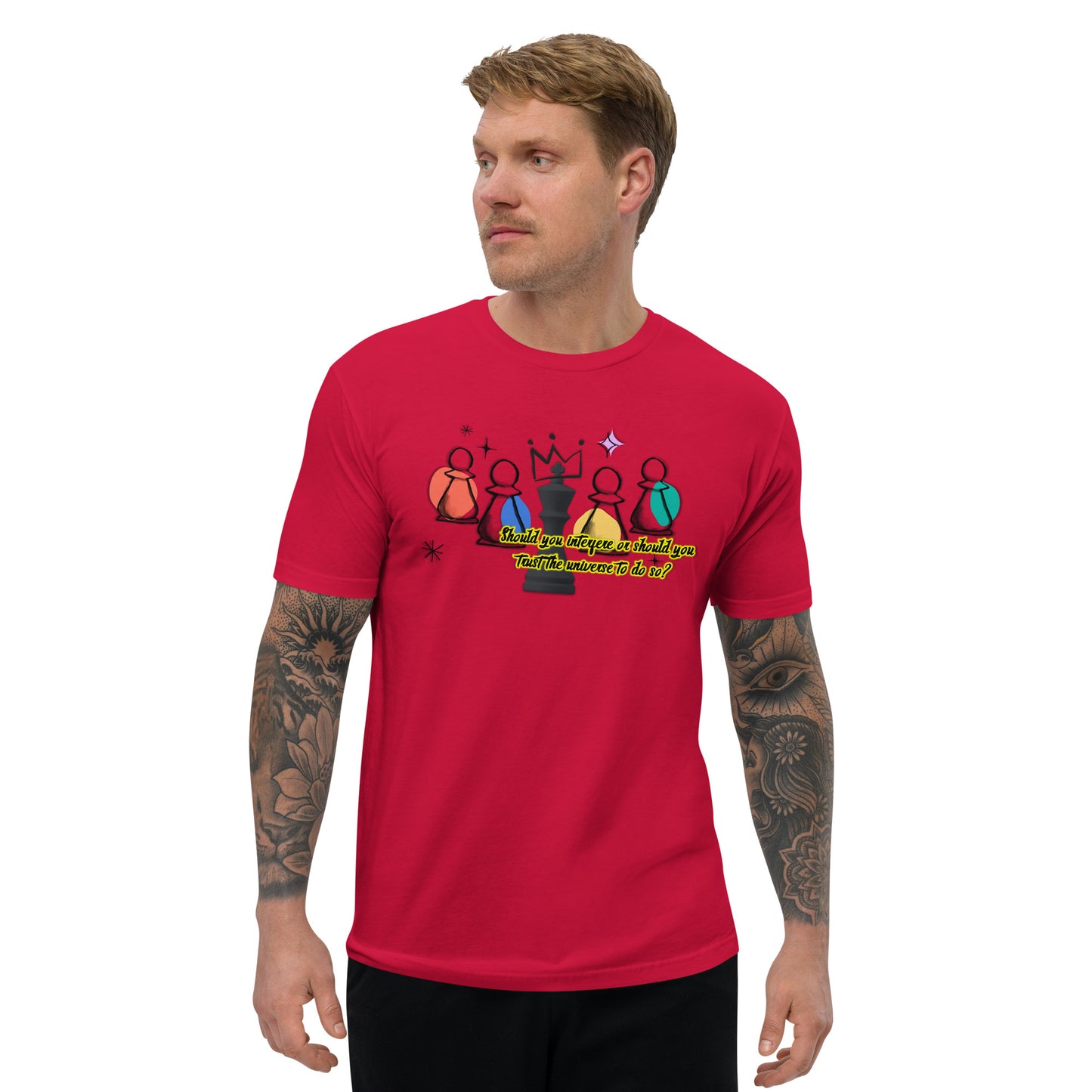 Highest Good #3 Men's Fitted Short Sleeve T-shirt