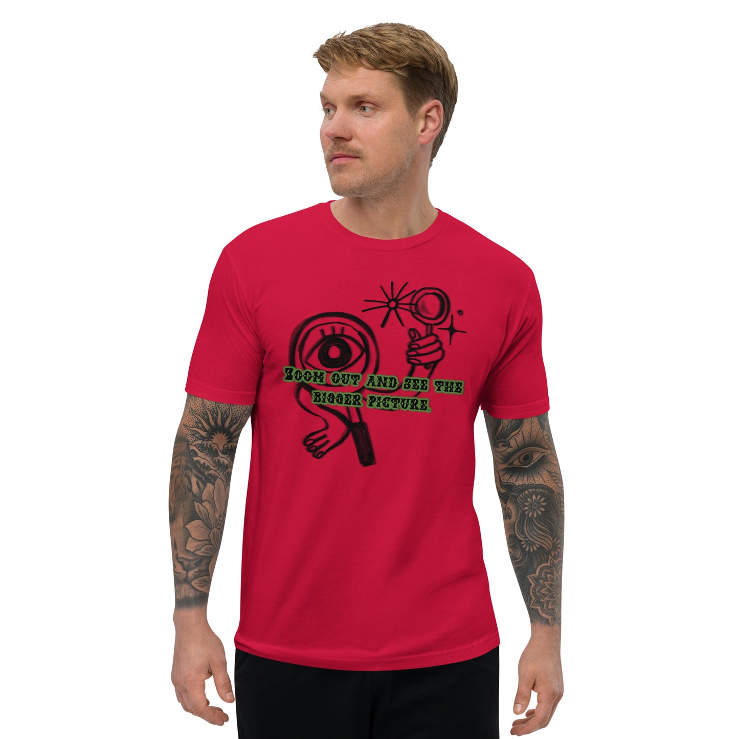 Different Lens Men's Fitted Short Sleeve T-shirt