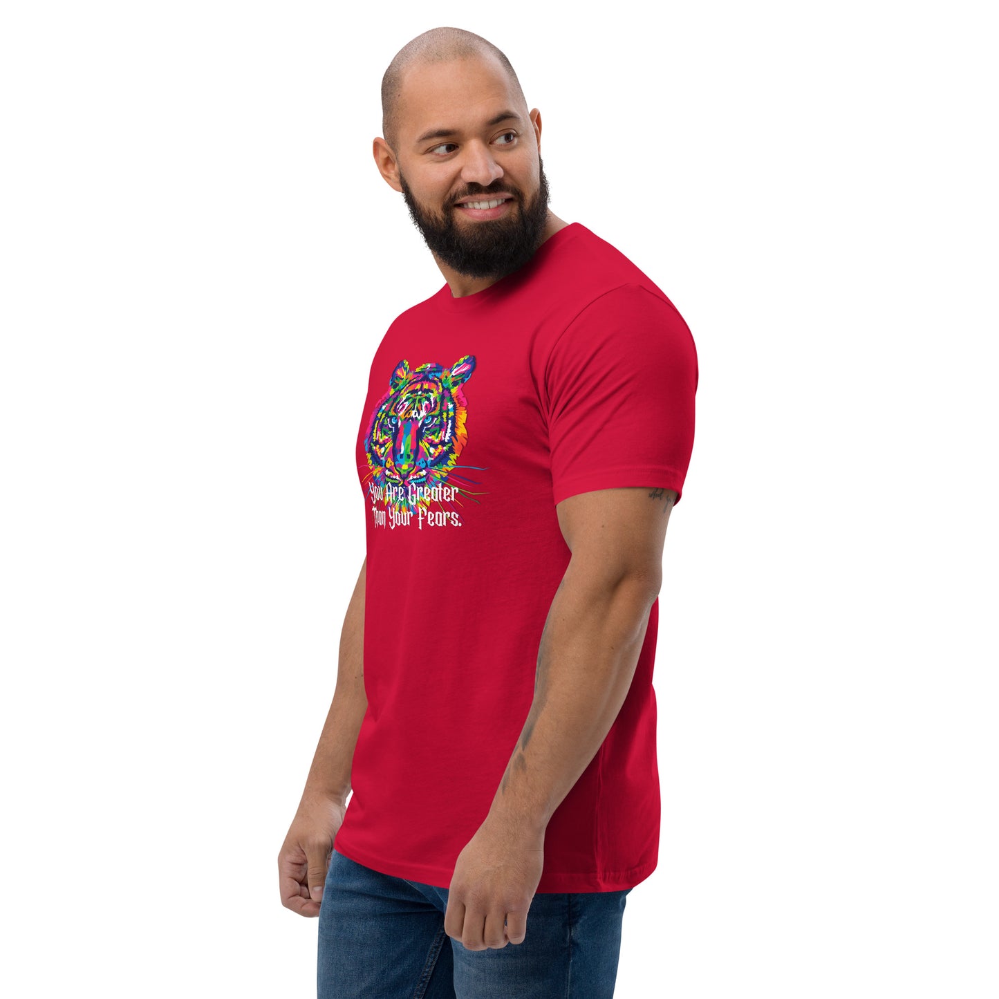 Tiger Men's Fitted Short Sleeve T-shirt