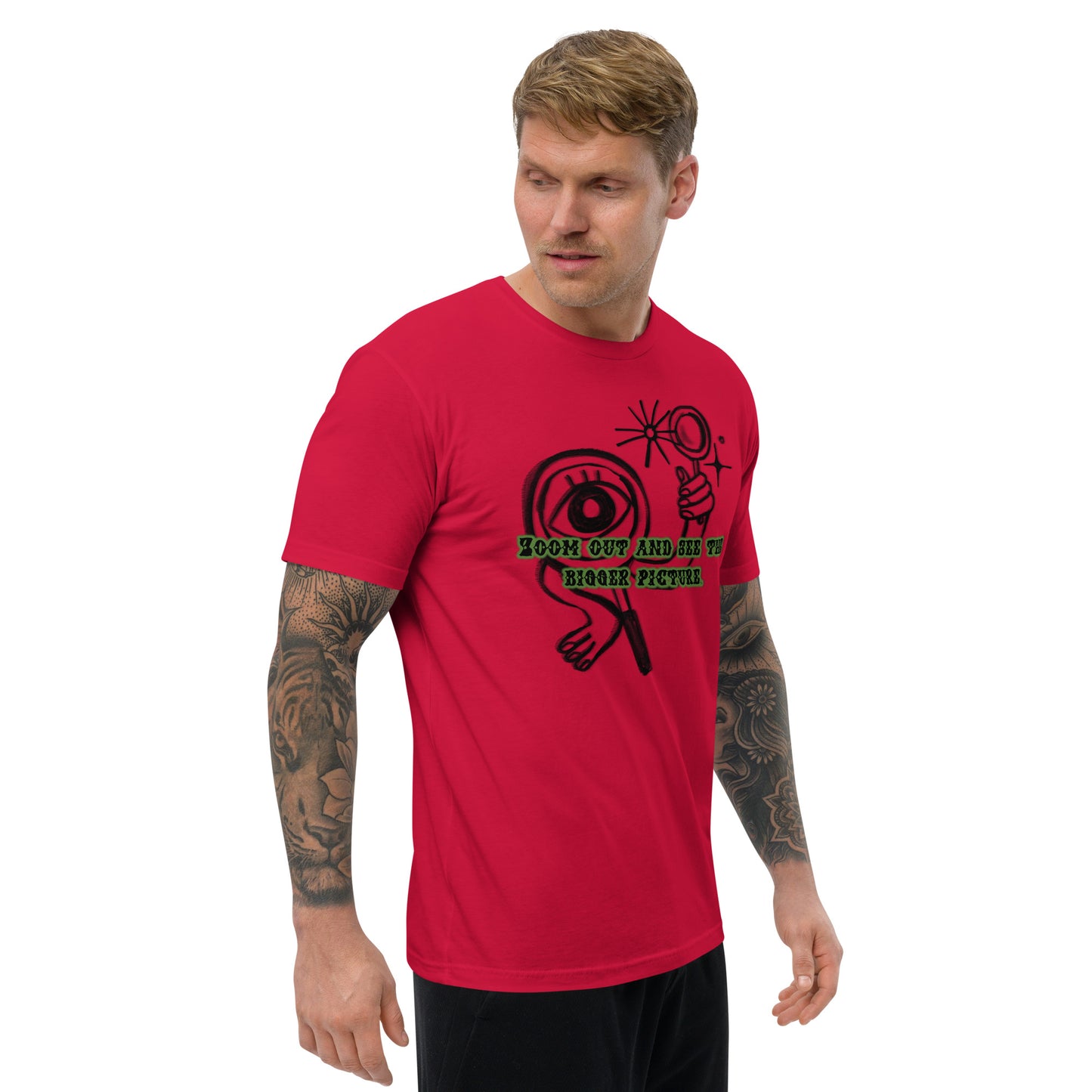 Different Lens Men's Fitted Short Sleeve T-shirt