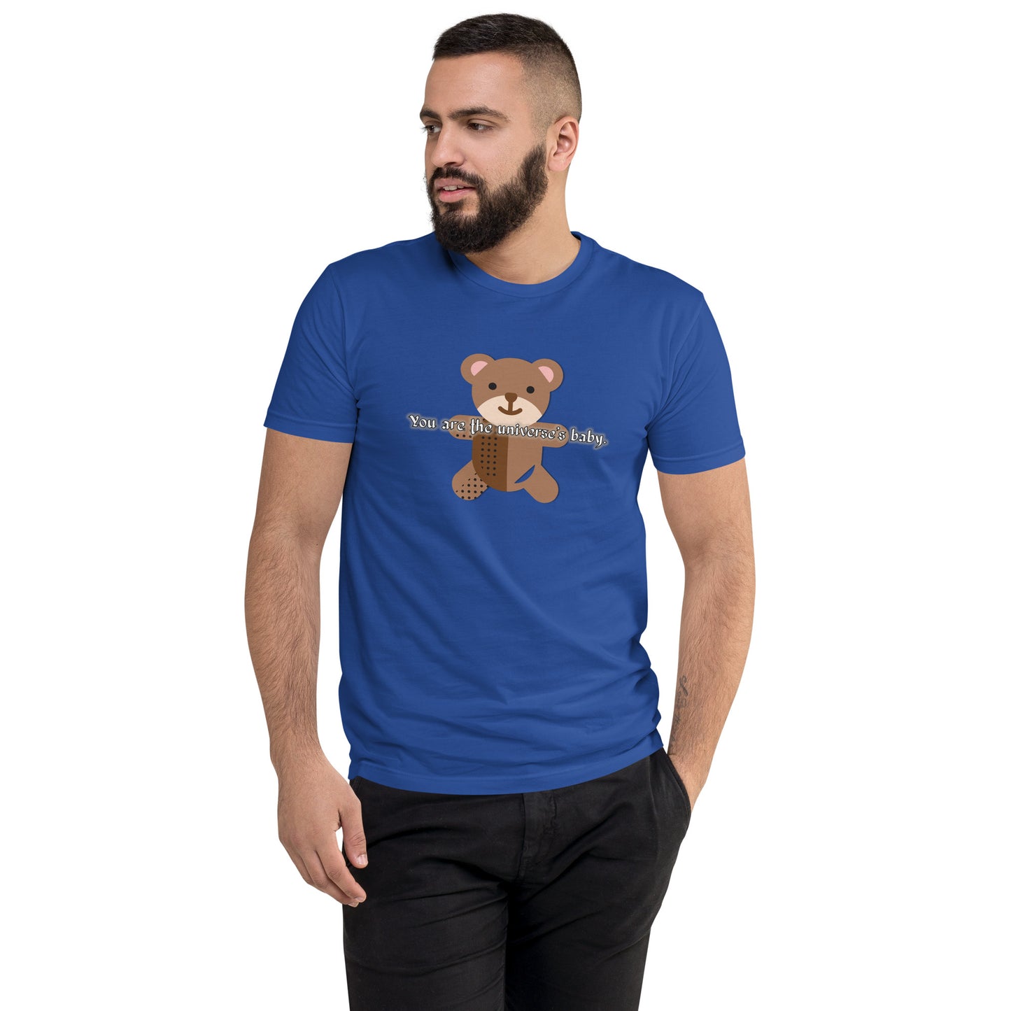 Teddy Men's Fitted Short Sleeve T-shirt