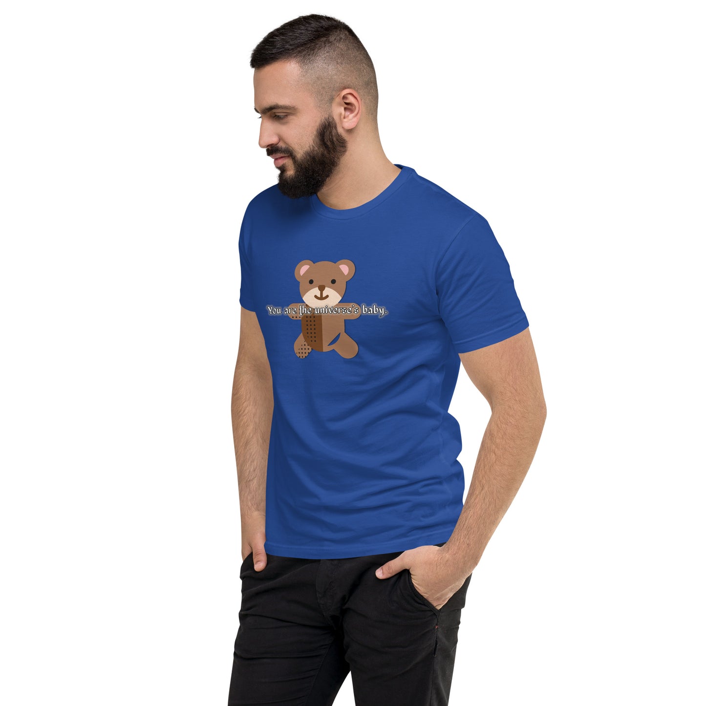 Teddy Men's Fitted Short Sleeve T-shirt