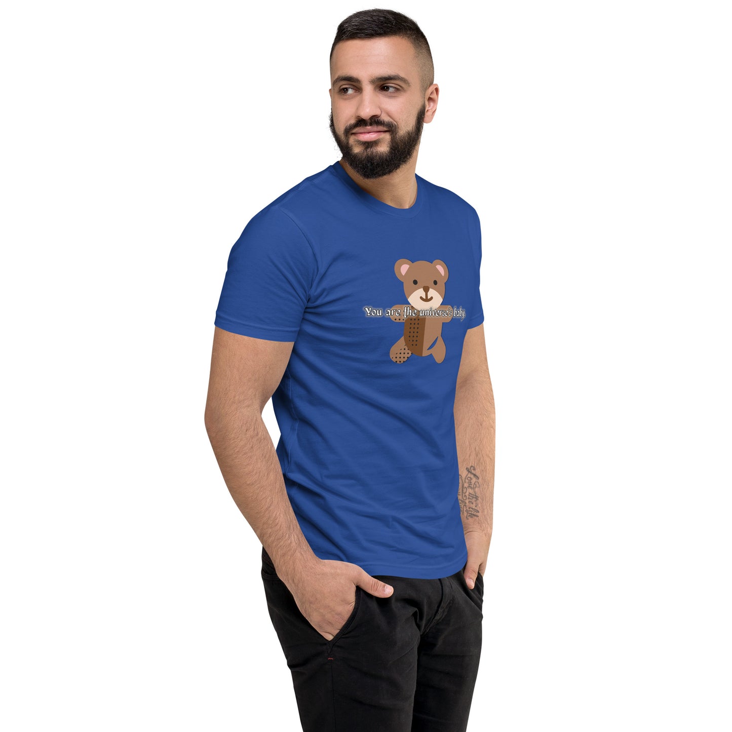 Teddy Men's Fitted Short Sleeve T-shirt