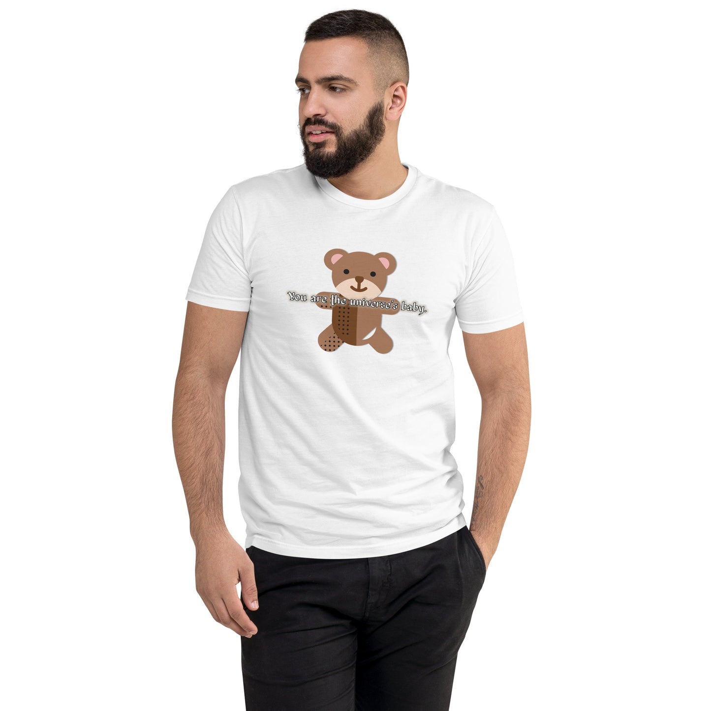 Teddy Men's Fitted Short Sleeve T-shirt