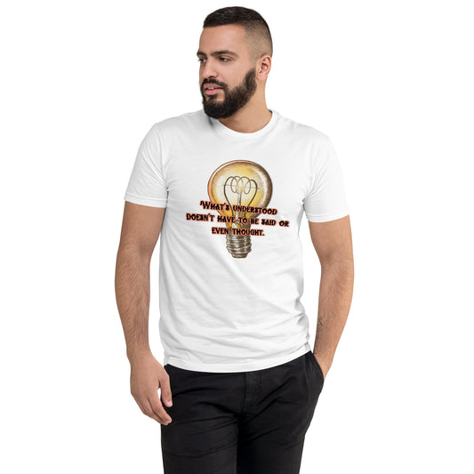 Lightbulb #3 Men's Fitted Short Sleeve T-shirt