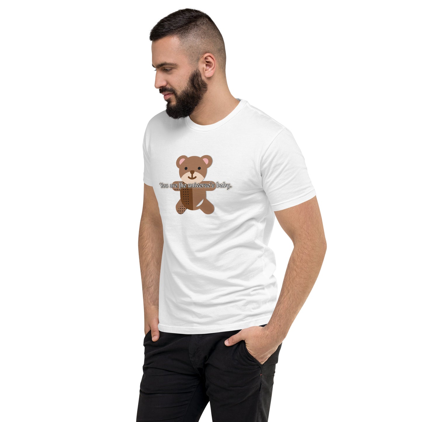 Teddy Men's Fitted Short Sleeve T-shirt
