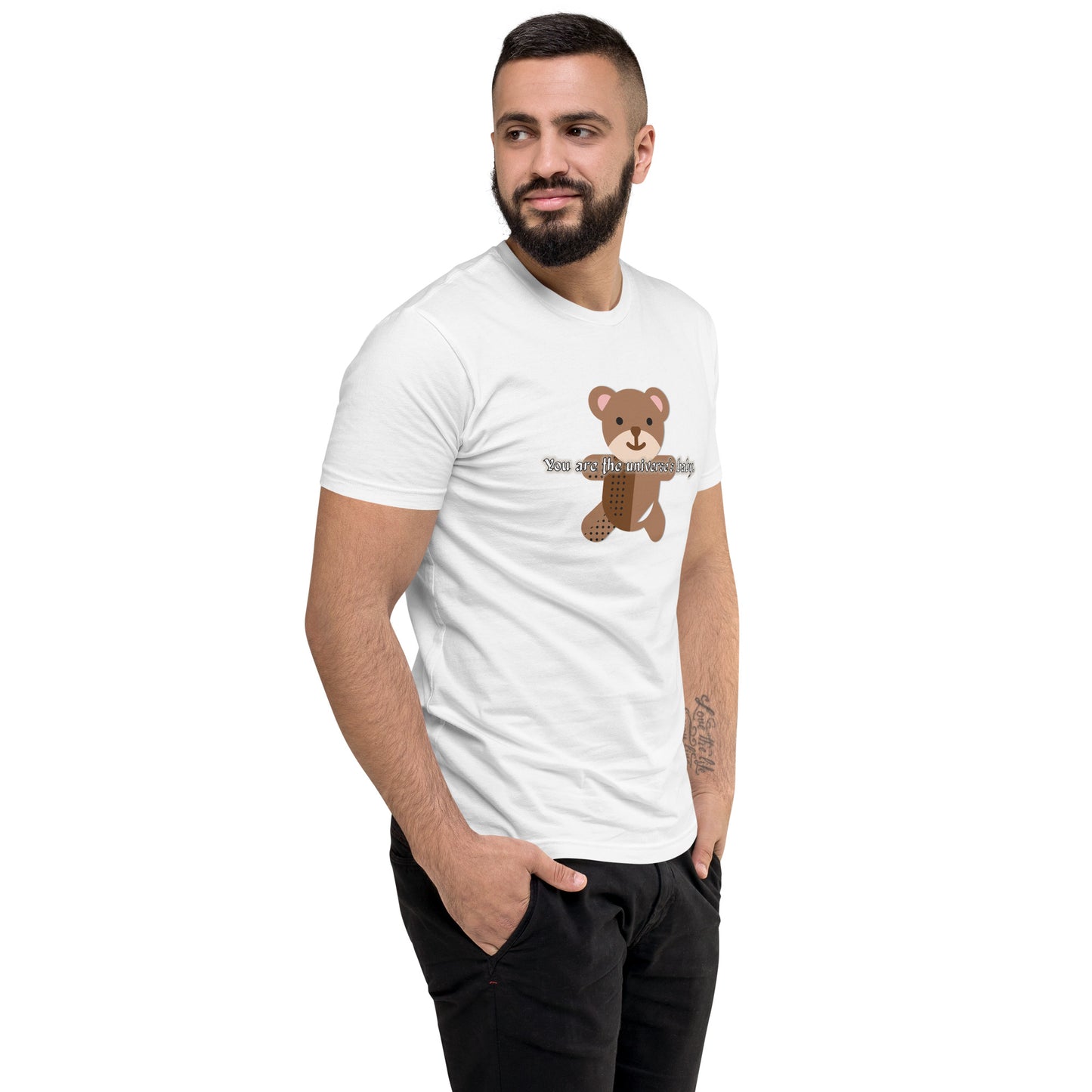 Teddy Men's Fitted Short Sleeve T-shirt