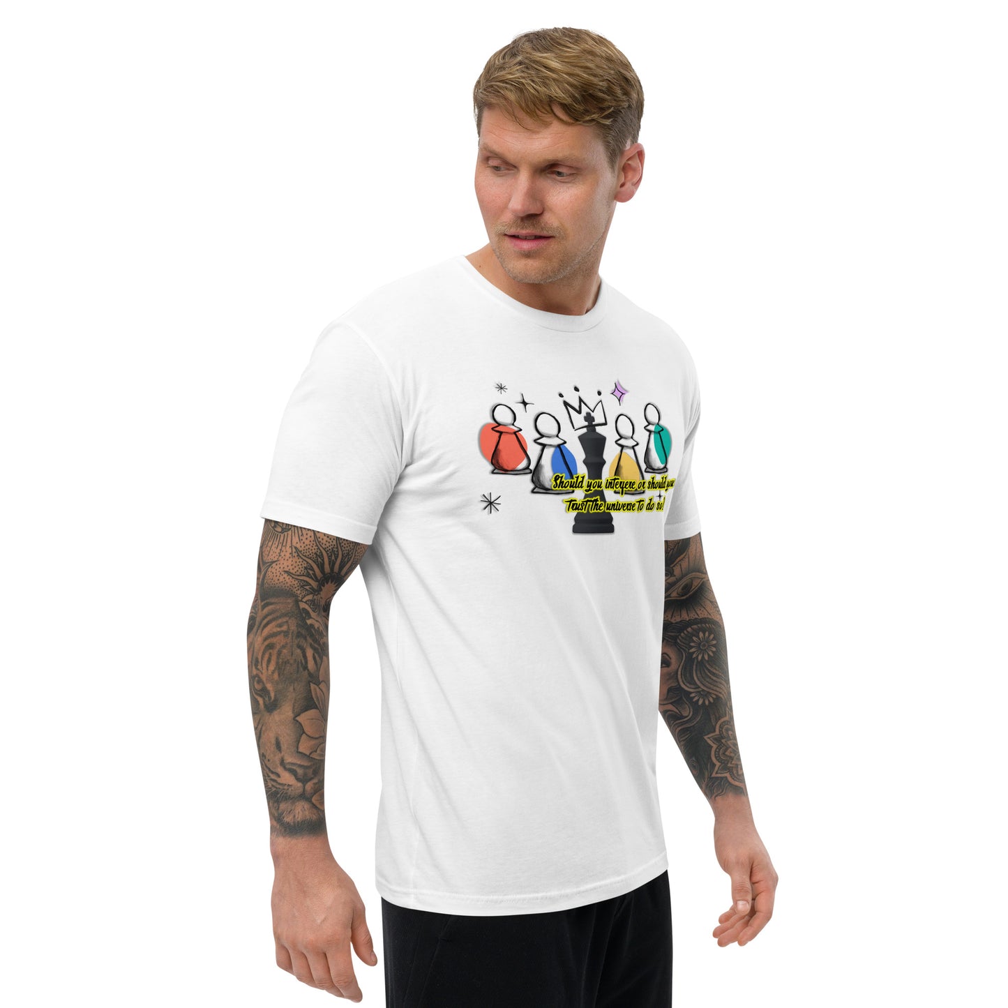 Highest Good #3 Men's Fitted Short Sleeve T-shirt