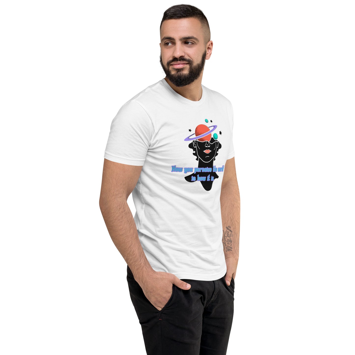 How It Is Men's Fitted Short Sleeve T-shirt