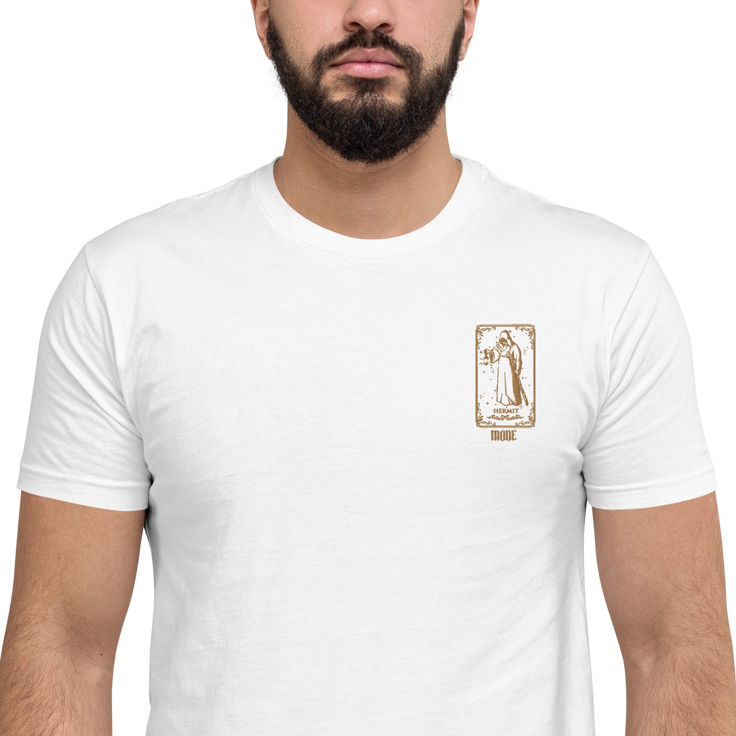 Hermit (Gold) Men's Fitted Short Sleeve T-shirt