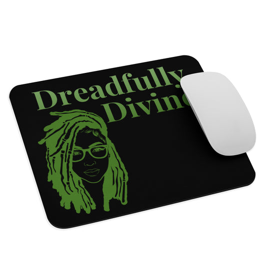 DD Woman (Green) Mouse Pad