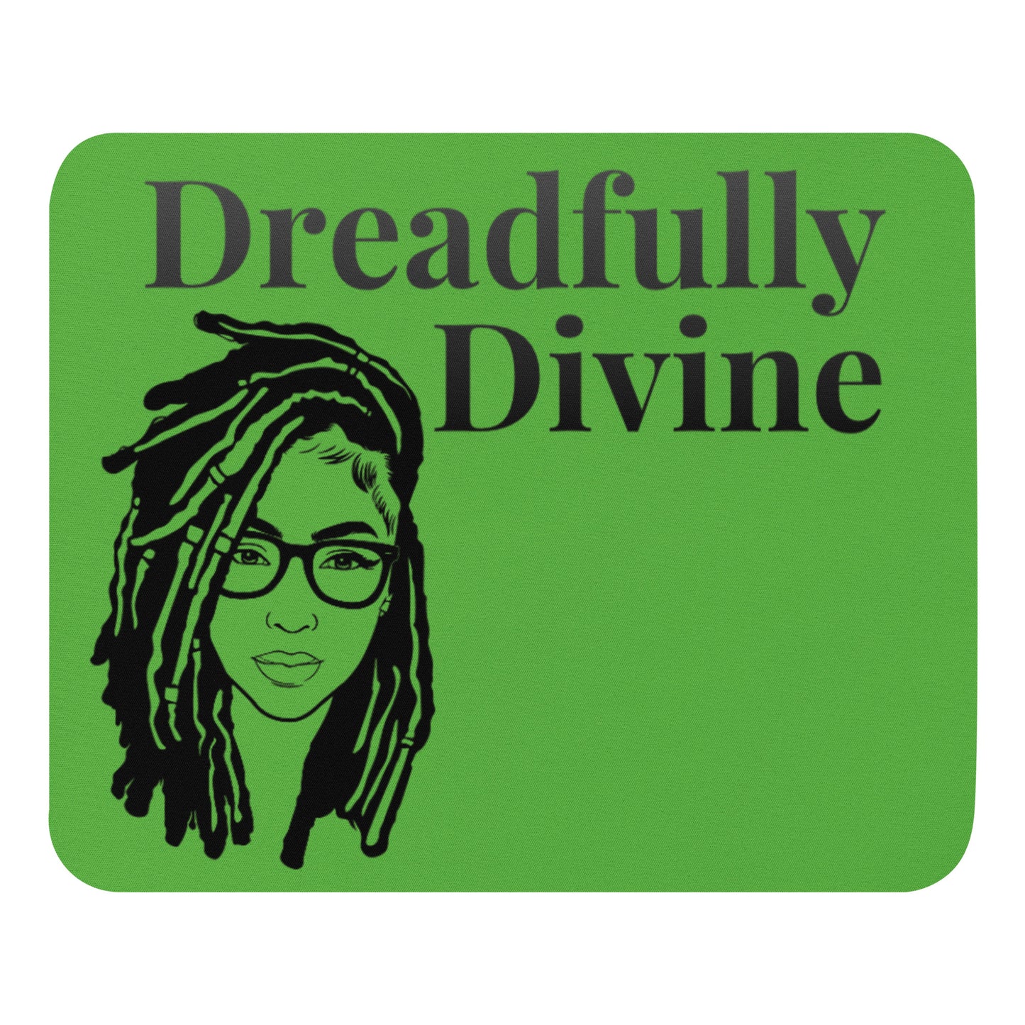 DD Woman (Black) Mouse Pad