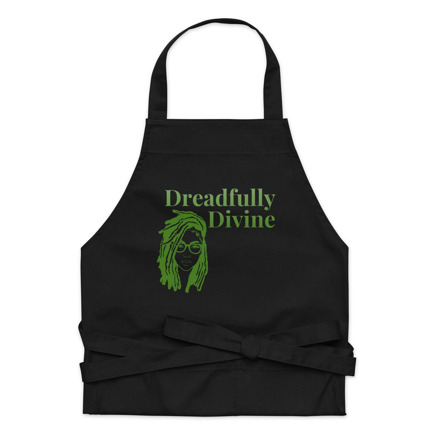 DD Woman (Green) Organic Cotton Apron