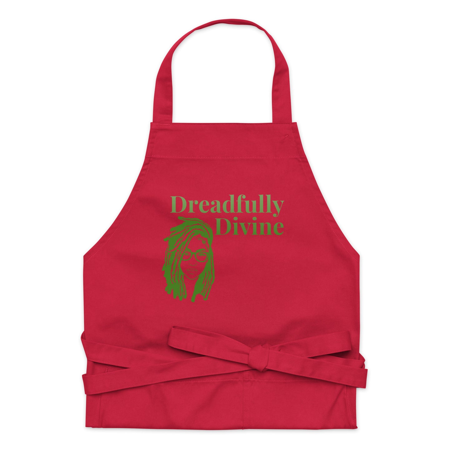 DD Woman (Green) Organic Cotton Apron