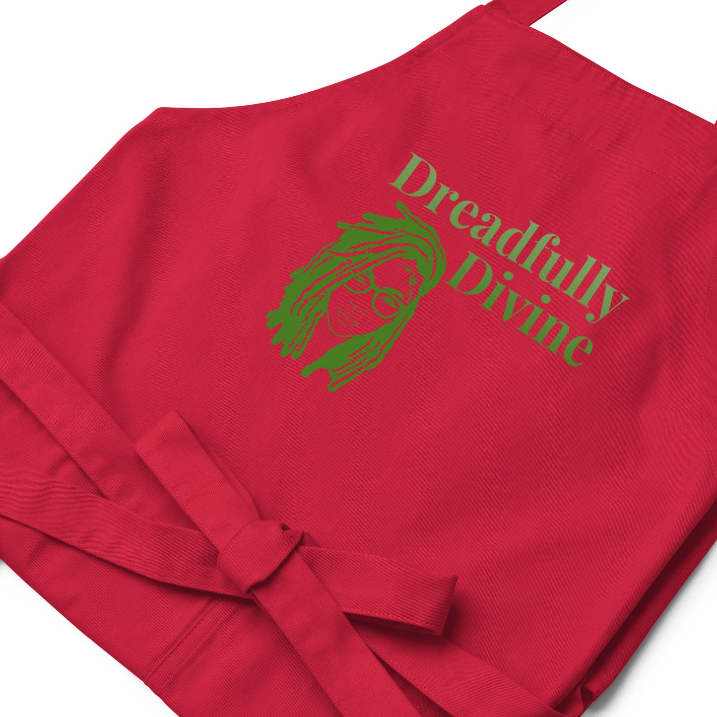 DD Woman (Green) Organic Cotton Apron