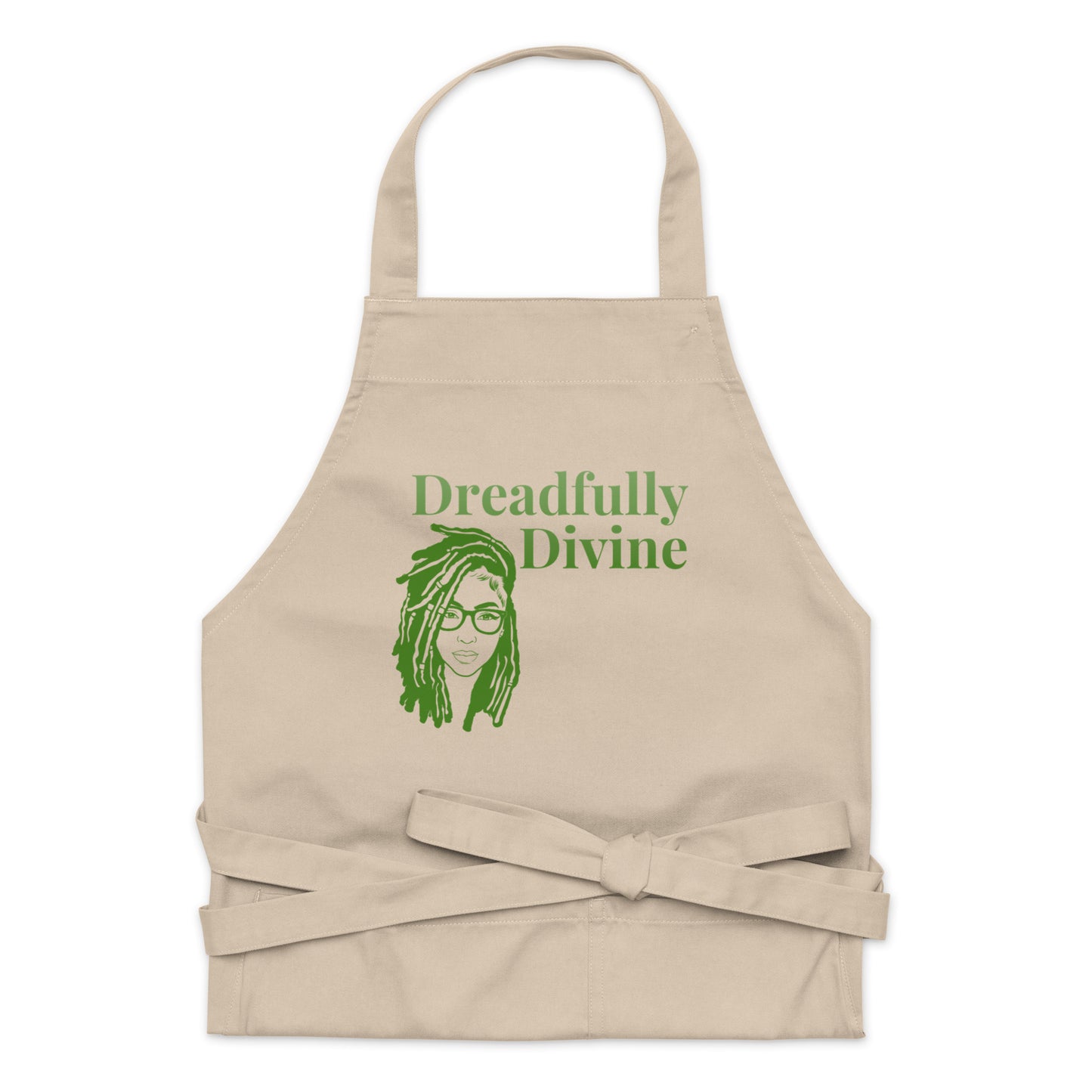 DD Woman (Green) Organic Cotton Apron