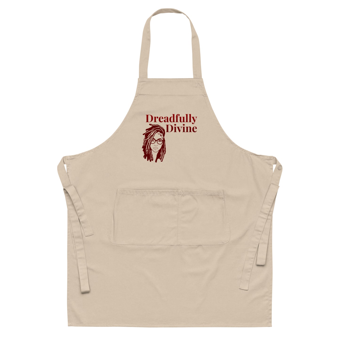 DD Woman (Maroon) Organic Cotton Apron