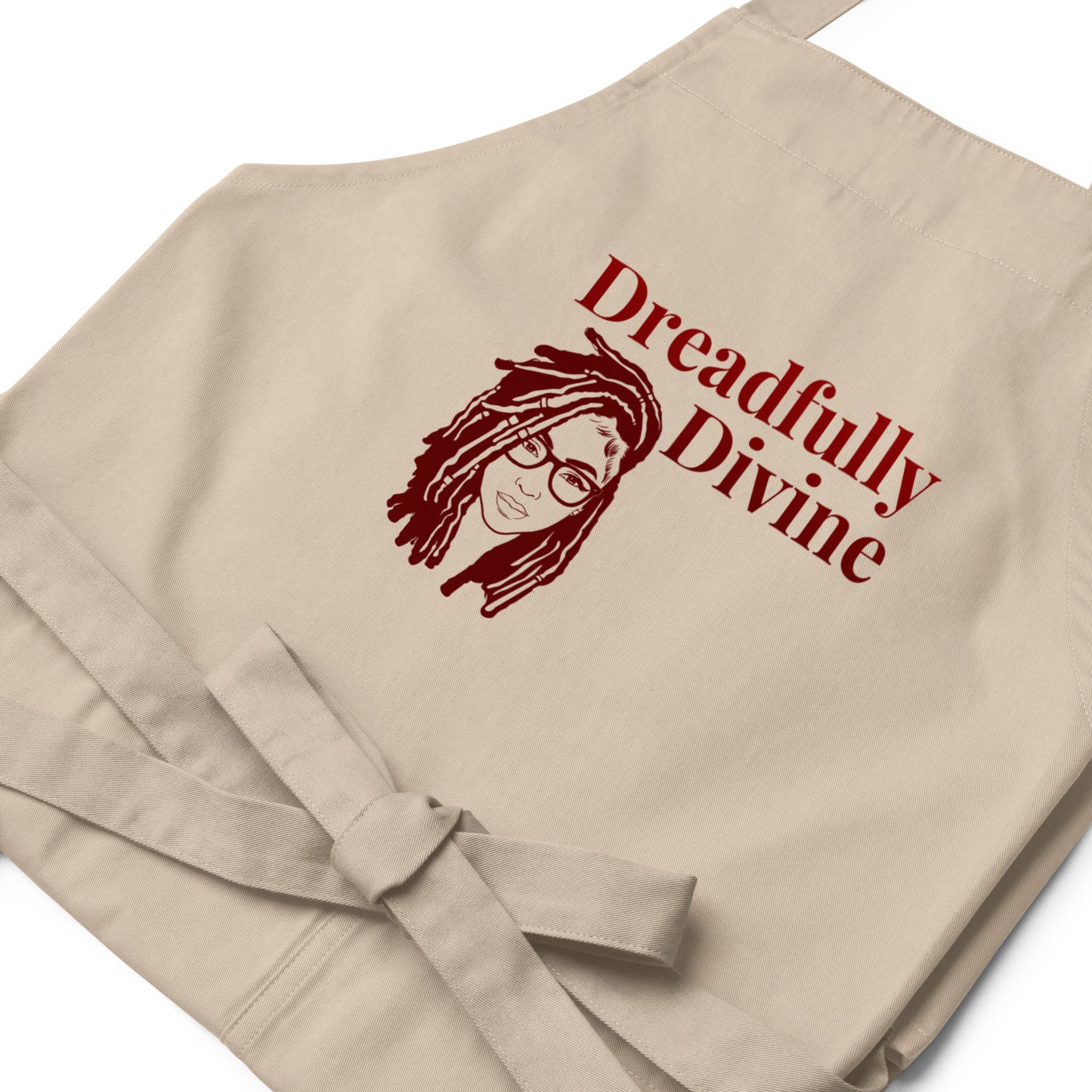 DD Woman (Maroon) Organic Cotton Apron