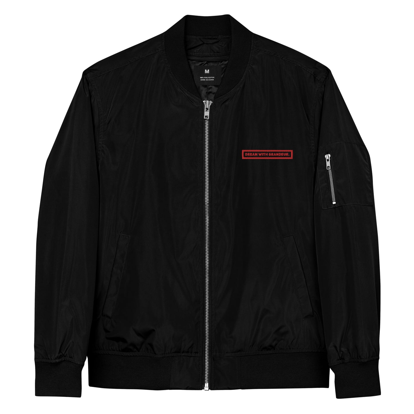 With Grandeur #2 Unisex Premium Recycled Bomber Jacket