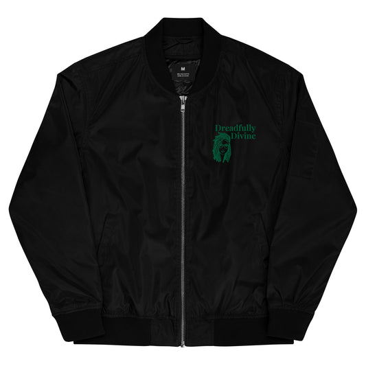 DD Woman (Green) Unisex Premium Recycled Bomber Jacket