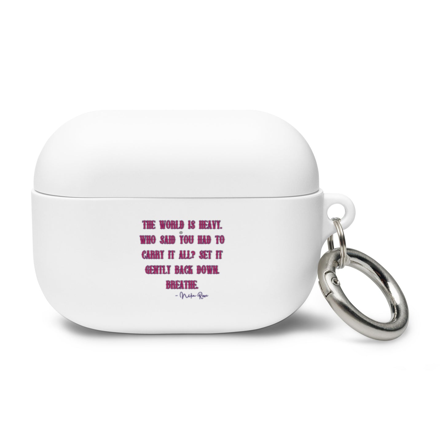 Nika's Prose Rubber Case for AirPods®