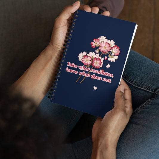 Pick Your Petals Spiral Notebook