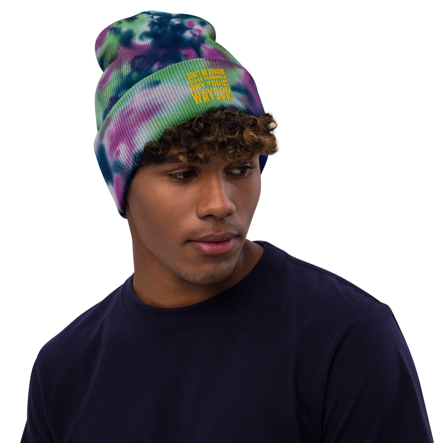 Ask Yourself #2 Tie-dye Beanie