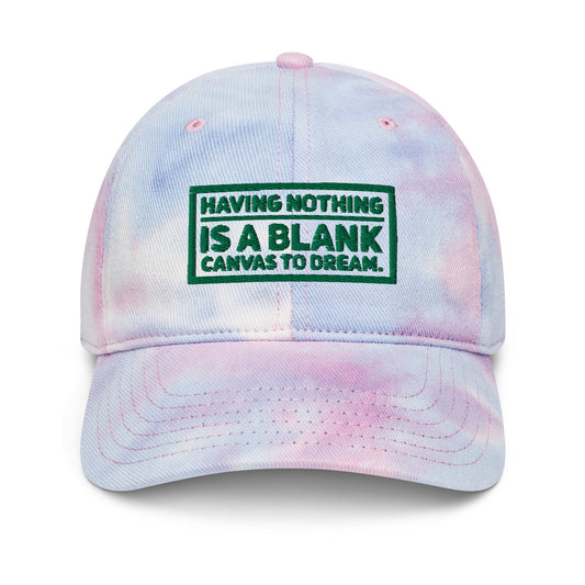 Blank Canvas (Green) Tie Dye Hat