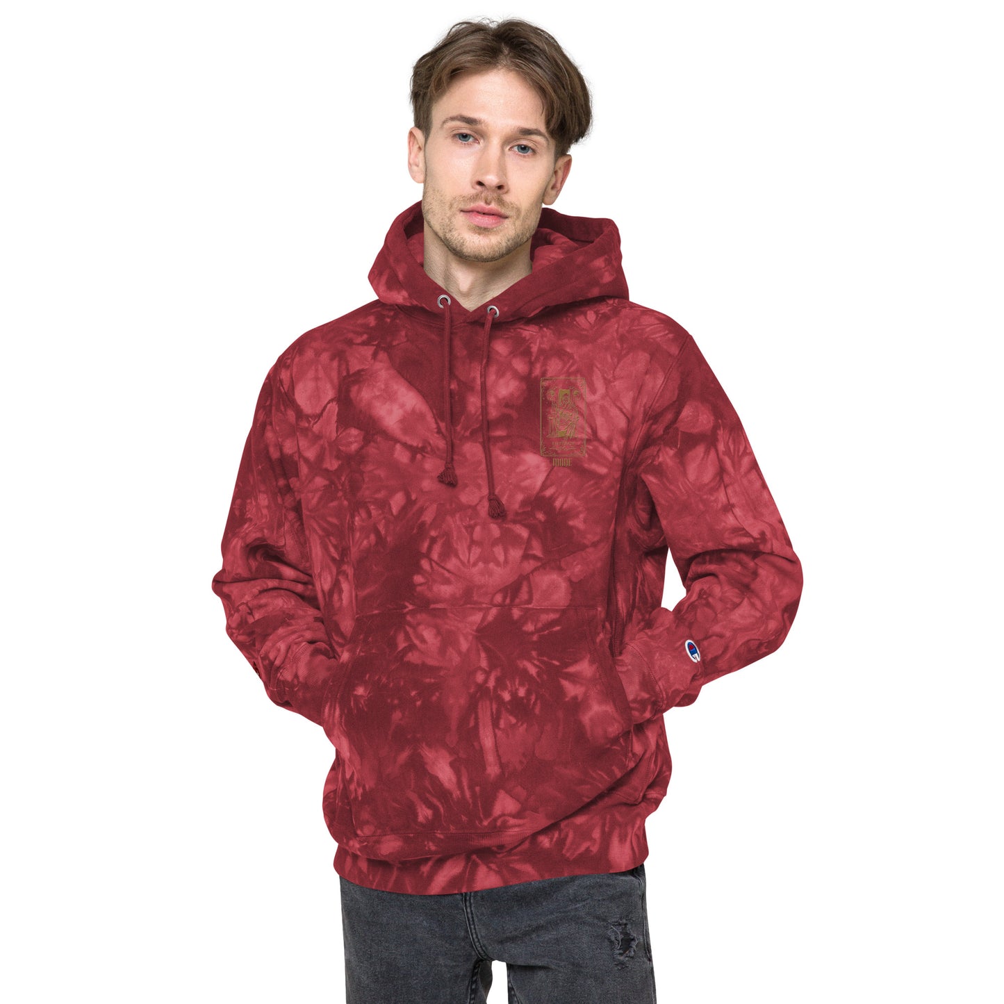 Emperor (Gold) Unisex Champion Tie-dye Hoodie